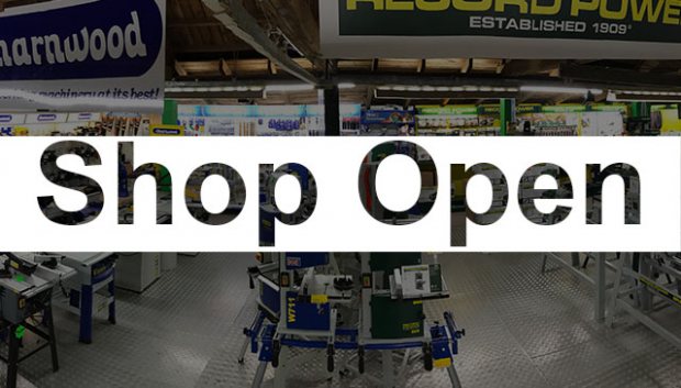 Toolshop OPEN FOR BUSINESS, updated hours.