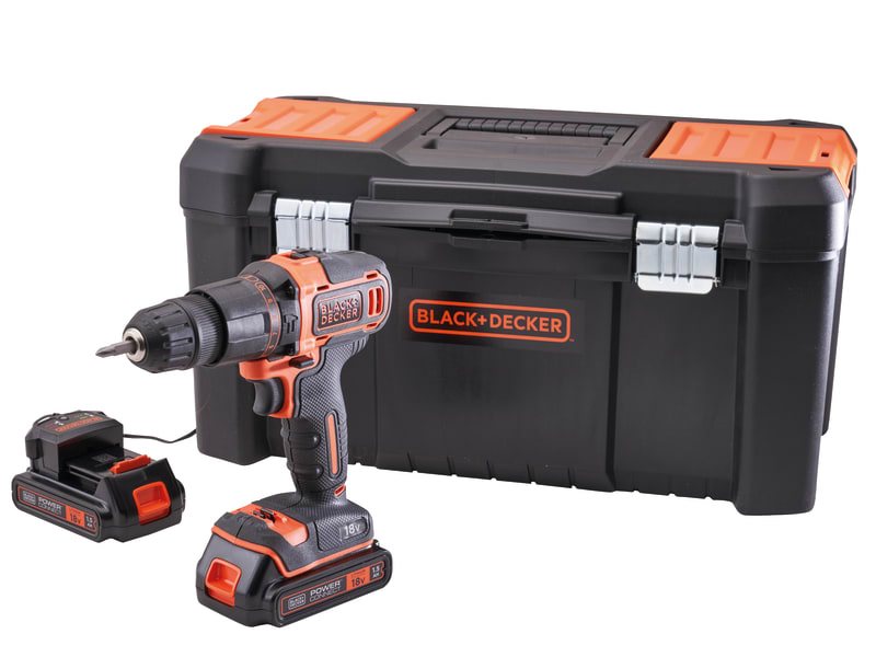 Black and Decker 18v Li Ion Cordless Combi Drill 