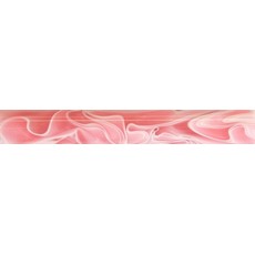 19mm Round Acrylic Pen Blank, Pink with White Swirl
