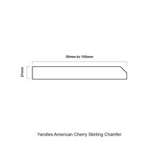American Cherry Skirting Chamfer