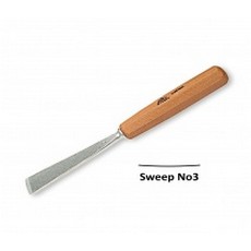Stubai 20mm Straight Flat Carving Gouge No3 Sweep