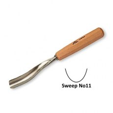 Stubai 4mm Bent Carving Gouge No11 Sweep