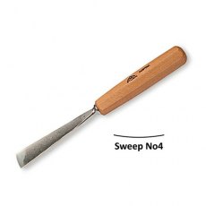 Stubai 40mm Straight Flat Carving Gouge No4 Sweep