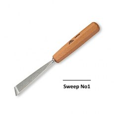 Stubai No1 Sweep 12 mm Skew Flat Carving Tool
