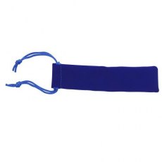 Velvet Drawstring Pouch - Blue - Pack of 5