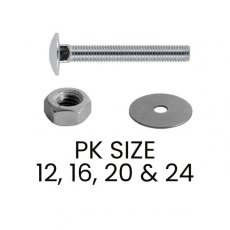 Wooden Bench Slat Fixing Kits - A2 Stainless Steel High Grade Bolts M6 x 40mm Pack of 12