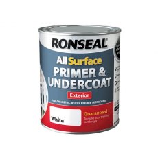Ronseal All Surface Primer & Undercoat Ext White 750ml