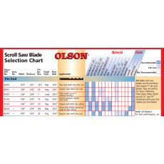 Olson Pin End 100 x .018 x 15TPI Scrollsaw / Fretsaw Blades