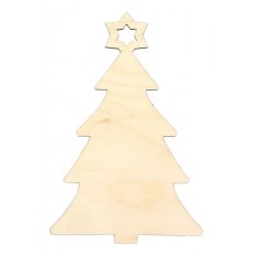 Plywood Christmas Tree Blank Suitable for Pyrography