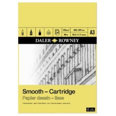 Daler Rowney - A3 Smooth Cartridge Paper Pad