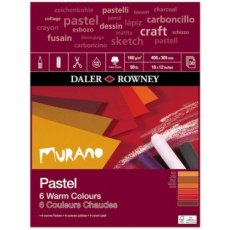 Daler Rowney Murano Pastel Paper Pad - Warm colours (16 x 12')