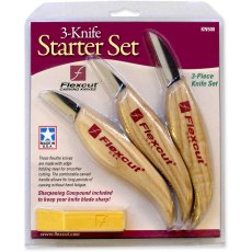 Flexcut KN500 Starter Knife Set with Compound
