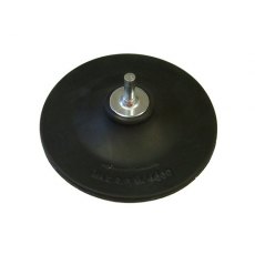 Faithfull rubber backing pad for use with sanding discs 125mm 6mm Arbor