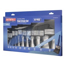 Faithfull 10 Pack of Utility Paint Brushes