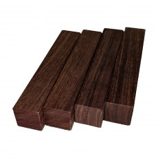 Exotic & Rare Indian Rosewood Sonokelling Hardwood Woodturning Pen Blanks x4 - Chunky Cut!