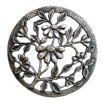 Craft Supplies Daisy Pewter Lid