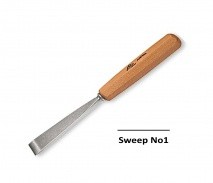 Stubai Stubai 20mm Straight Carving Chisel No1 Sweep