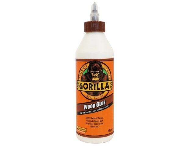 Gorilla Gorilla Wood Glue Water Resistant PVA Formula - Indoor & Outdoor Use