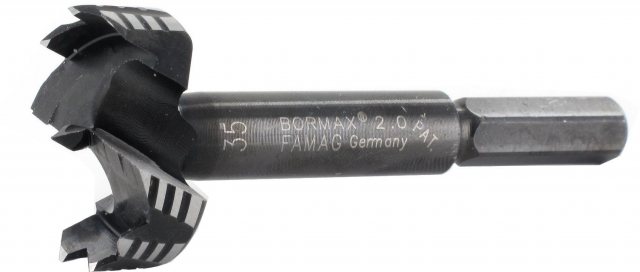 Famag Famag Bormax 2.0 Forstner Bit, Alloyed Tool Steel - Imperial Sizes