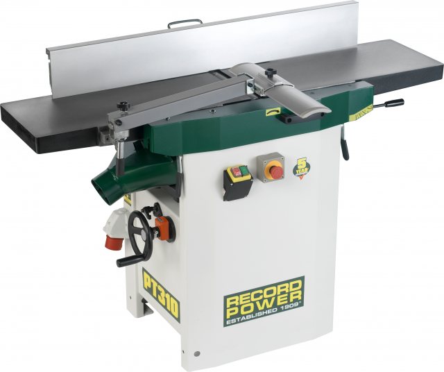 Record Power Record Power PT310 Heavy Duty  Planer Thicknesser 230v With Digital Readout and Wheel Kit