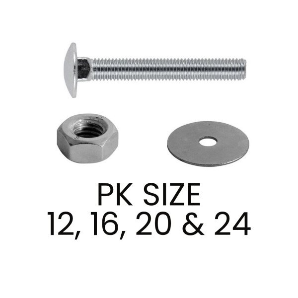 Yandles Bench Slat Fixing Kit - A2 Stainless Steel High Grade