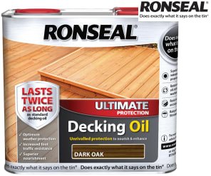 Yandles Ronseal Ultimate Decking Oil Dark Oak 2.5L