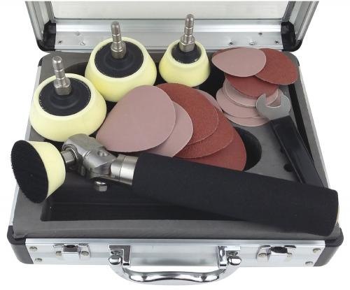 Charnwood Deluxe Bowl Sander Package Deal In Case With Soft Foam Grip Handle + 4 Heads