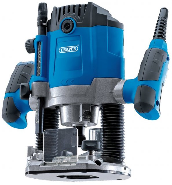 Draper Plunge Router 1/2 With Variable Speed & Fine Height Adjustment NOW  INCLUDES 1/4 Collet! - Routers - Yandles