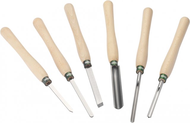Record Power Record Power 6 Piece Woodturning Tool Set - Ideal Starter Set British Made!
