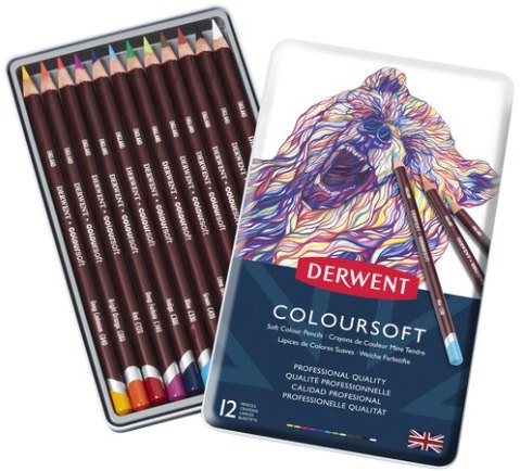 Derwent Coloursoft Pencils set of 12