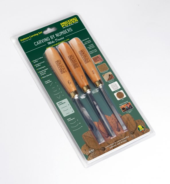 Record Power Record Power Pattern Carving Set - 3pce Tool 50003