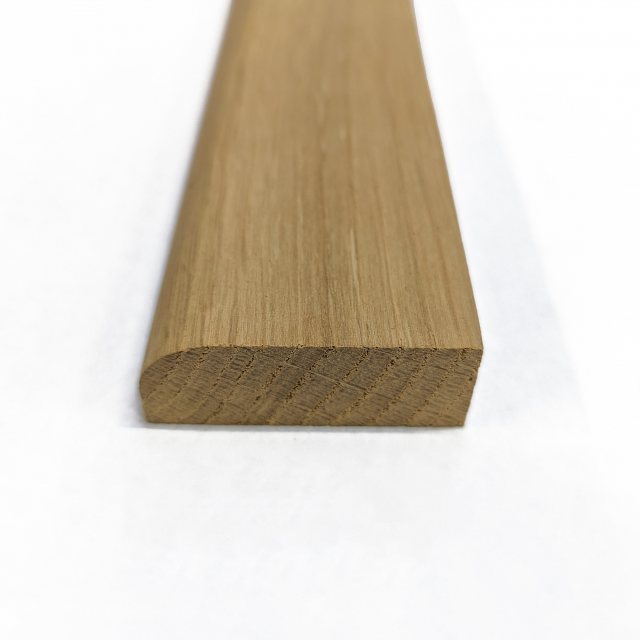 Yandles Mid Length Oak Bench Slats with a Bullnose Profile