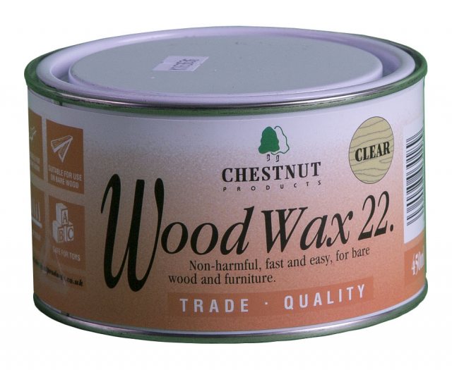 Chestnut Chestnut WoodWax 22 Clear 450ml Wax