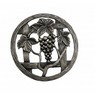 Grapevine pewter lid