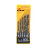 Famag Brad point drill bit, CV steel, set of 5 pcs 4,5,6,8,10mm in plastic box
