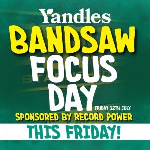 Join us this Friday 12th July between 10am-4pm for a Bandsaw Focus Day, with Record Power! We will ha...