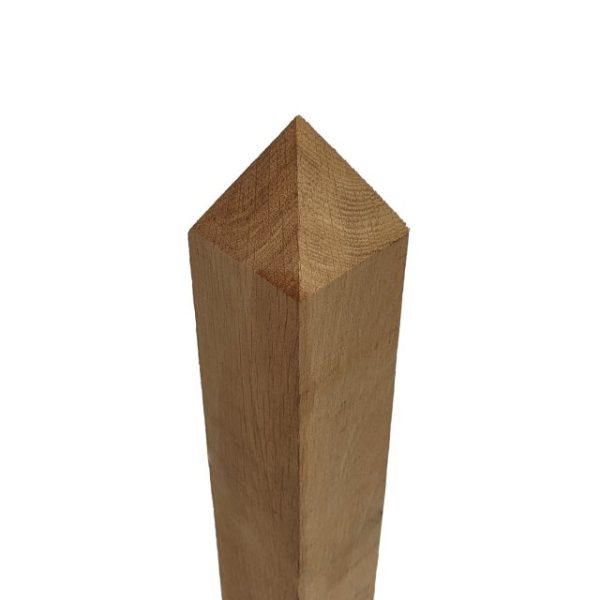 Green Oak 4 Way Top Gate Posts 200mm x 200mm x 2.4m