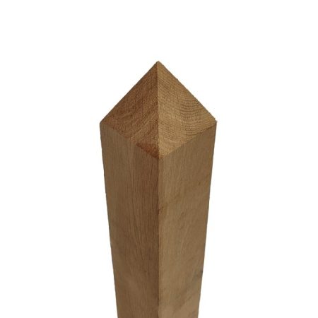 Green Oak 4 Way Top Gate Posts 125mm x 125mm x 2.4m