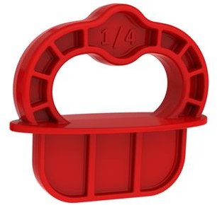 Kreg Deck Jig?  Spacer Rings - Red - 1/4'