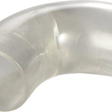 2.5 Inch Clear Plastic 90 Degree Elbow - CLEAR ONLY