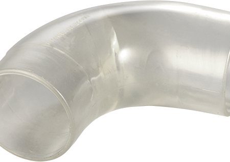 2.5 Inch Clear Plastic 90 Degree Elbow - CLEAR ONLY