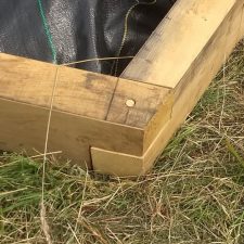 Pentagon Shaped Oak Raised Bed