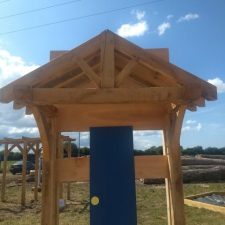 150mm Oak Two Post Porch