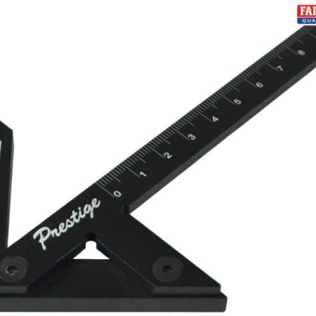 Faithfull Prestige Centre Finder Gauge Black Aluminium 100mm