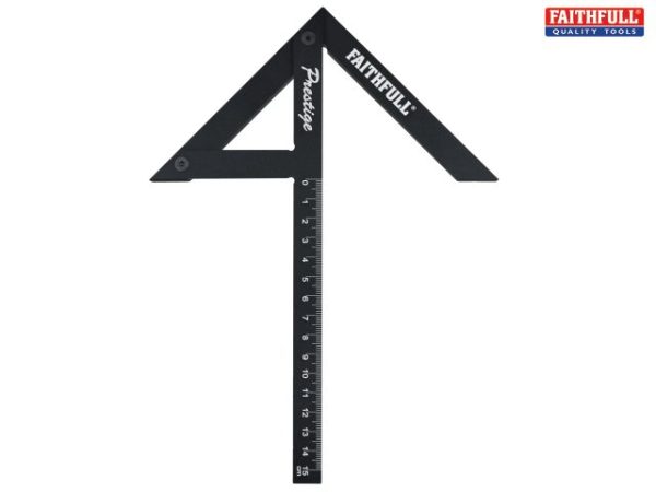 Faithfull Prestige Centre Finder Gauge Black Aluminium 150mm