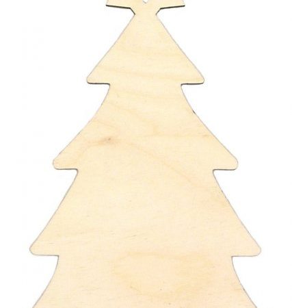 Plywood Christmas Tree Blank Suitable for Pyrography