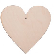 Large Plywood Hangable Heart