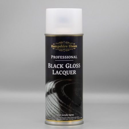 Hampshire Sheen Pro Black Gloss Lacquer Spray 400ml