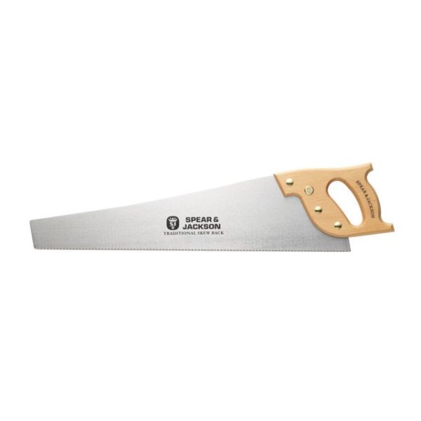 Spear & Jackson Traditional Wooden Handle Skew Back Handsaw 22 x 10ppi 9500R