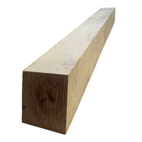 Green Oak 4 Way Top Gate Posts 175mm x 175mm x 2.4m